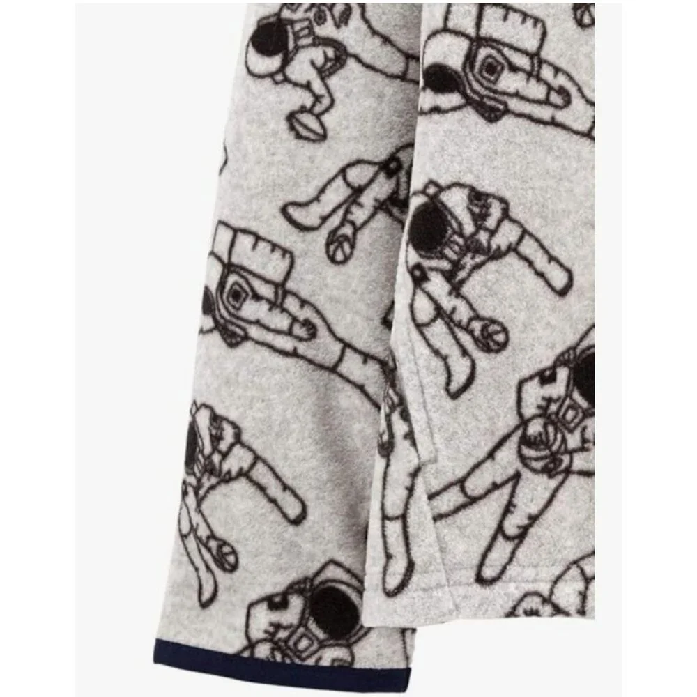 OshKosh B'Gosh Kids Boys Astronaut Full Zip-Front Fleece‎ Cozy Jacket Size 8